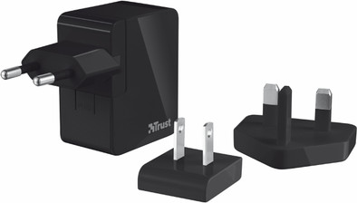 Trust Reislader 2x USB Zwart is nooit meer leverbaar