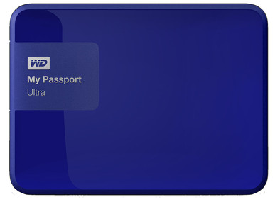 WD My Passport Ultra 2 TB Blauw is nooit meer leverbaar