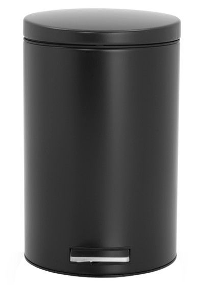Brabantia Pedaalemmer Silent 12 Liter Mat Zwart is nooit meer leverbaar