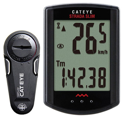 Cateye Strada Slim RD310W DL Zwart is nooit meer leverbaar