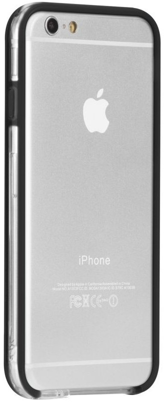 Case-mate Tough Frame Bumper Case iPhone 6/6s Clear/Zwart is nooit meer leverbaar