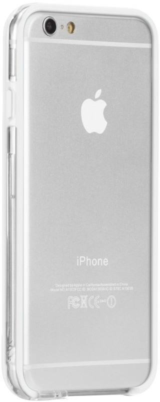 Case-mate Tough Frame Bumper Case iPhone 6/6s Clear/Wit is nooit meer leverbaar