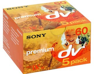 Sony Mini DV DVM 60 Premium 5-Pack is nooit meer leverbaar