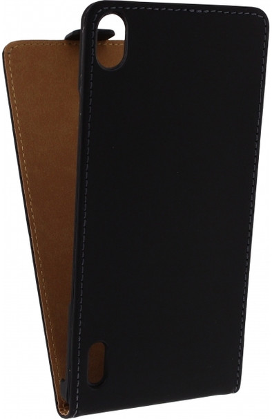 Mobilize Ultra Slim Flip Case Huawei Ascend P7 Zwart is nooit meer leverbaar