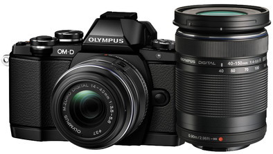 Olympus OM-D E-M10 zwart + 14-42mm IIR + 40-150mm is nooit meer leverbaar