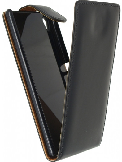 Xccess Leather Flip Case Sony Xperia Z3 Plus Zwart is nooit meer leverbaar