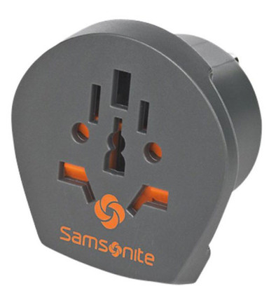 Samsonite World/Europe Adaptor 2 Graphite is nooit meer leverbaar