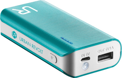 Urban Revolt Powerbank 4400 mAh Blauw is nooit meer leverbaar