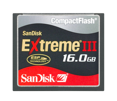 Sandisk CF Extreme III 16 GB is nooit meer leverbaar