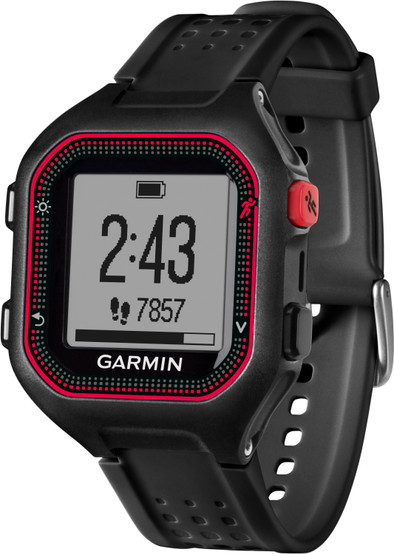 Garmin Forerunner 25 Zwart/Rood - Large is nooit meer leverbaar