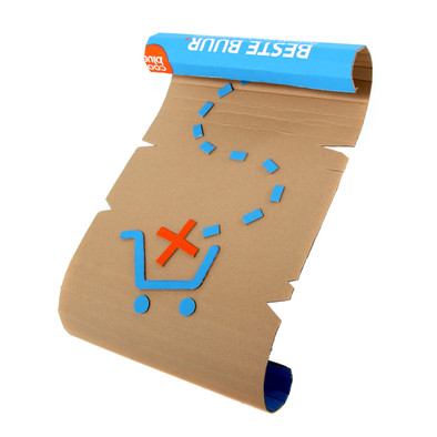 Schatkaart is nooit meer leverbaar