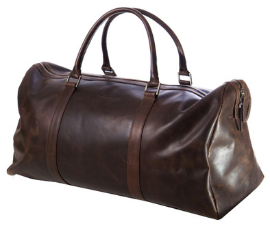 Dbramante1928 Leren Weekendtas Bruin is nooit meer leverbaar