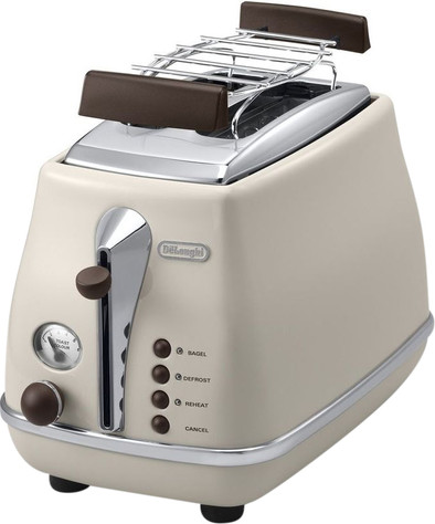 DeLonghi Icona Vintage Beige Broodrooster is nooit meer leverbaar