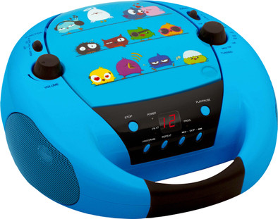 Bigben Draagbare CD-speler Vogels Blauw is nooit meer leverbaar