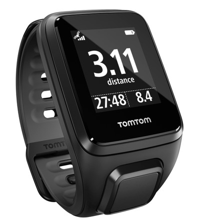TomTom Runner 2 Cardio + Music Black/Anthracite - S is nooit meer leverbaar