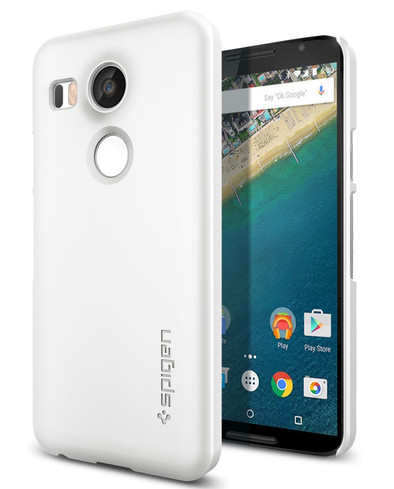 Spigen Thin Fit LG Nexus 5X Wit is nooit meer leverbaar