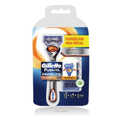 Gillette Fusion ProGlide Power Scheermes met Flexball Technologie + 3 scheermesjes is nooit meer leverbaar