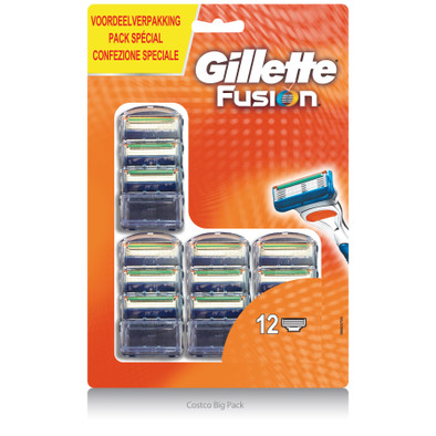 12x Gillette Fusion Scheermesjes is nooit meer leverbaar