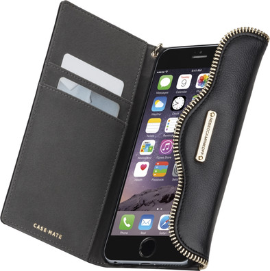 Case-Mate Rebecca Minkoff Wallet Case Apple iPhone 6 Plus/6s Plus Zwart is nooit meer leverbaar