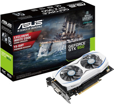 Asus GeForce GTX950-OC-2GD5 is nooit meer leverbaar