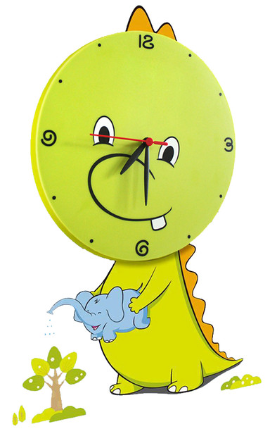 JP4KIDS Wandklok Naughty Dragon is nooit meer leverbaar