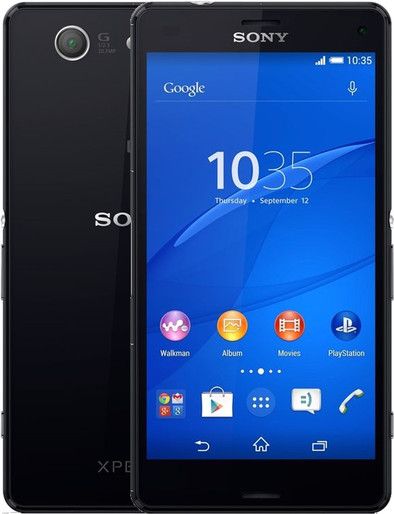 Sony Xperia Z3 Compact Zwart is nooit meer leverbaar
