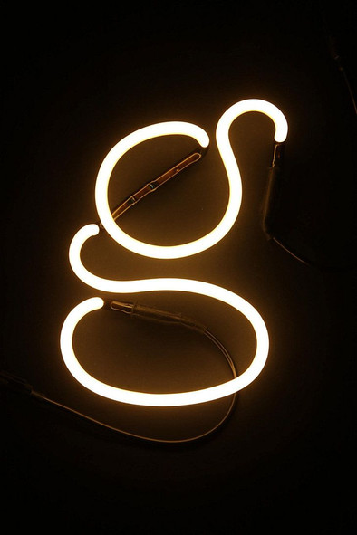 Seletti Neon letter G is nooit meer leverbaar