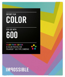 Polaroid 600 Kleurenfilm met Gekleurde Rand is nooit meer leverbaar