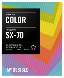 Kleurenfilm met Gekleurde Rand Polaroid SX-70 is nooit meer leverbaar
