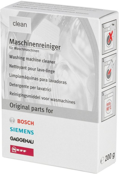 Le produit Siemens nettoyant pour machine à laver ne sera plus jamais disponible