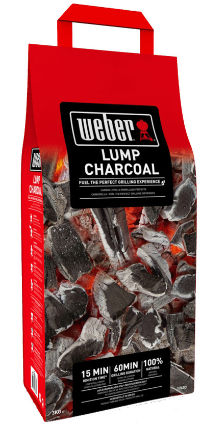 Weber Houtskool 3 kg is nooit meer leverbaar