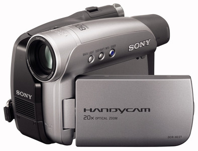 Sony DCR-HC27 DV Camcorder is nooit meer leverbaar