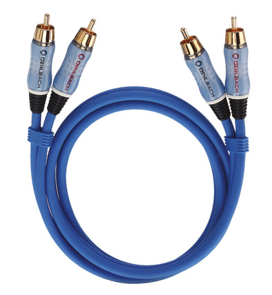 Oehlbach BEAT! Stereo RCA Kabel 0,5 meter blauw is nooit meer leverbaar