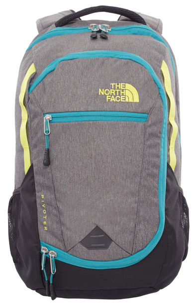 The North Face Pivoter Zinc Grey Heather/Spring Green is nooit meer leverbaar