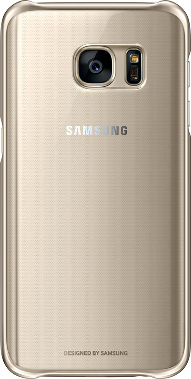 Samsung Galaxy S7 Clear Cover Goud is nooit meer leverbaar