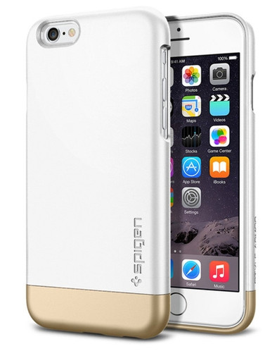 Spigen Style Armor Apple iPhone 6/6s Wit is nooit meer leverbaar
