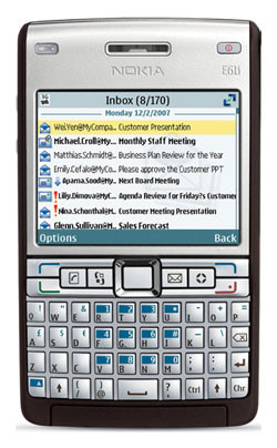 Nokia E61i is nooit meer leverbaar
