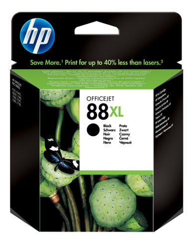 HP 88 Black XL Ink Cartridge Zwart (HPC9396A) is nooit meer leverbaar