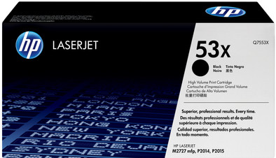 HP 53X LaserJet XL Toner Zwart (Q7553X) is nooit meer leverbaar