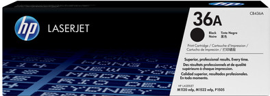 Le produit HP 36A LaserJet Toner Black (noir) (CB436A) ne sera plus jamais disponible