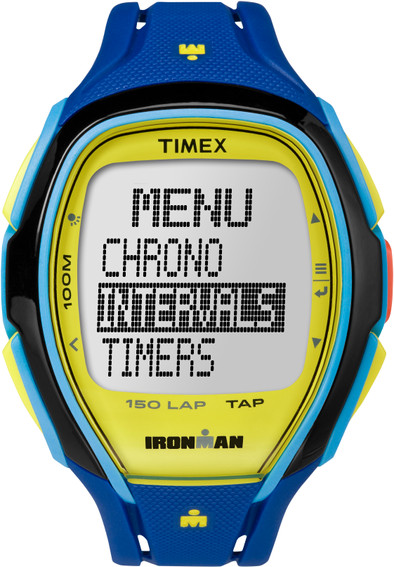 Timex Ironman Sleek 150 Color Block Blue is nooit meer leverbaar