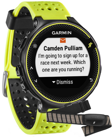Garmin Forerunner 230 HRM Zwart/Geel is nooit meer leverbaar