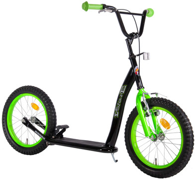 Volare Autoped 16 inch Zwart/Groen is nooit meer leverbaar