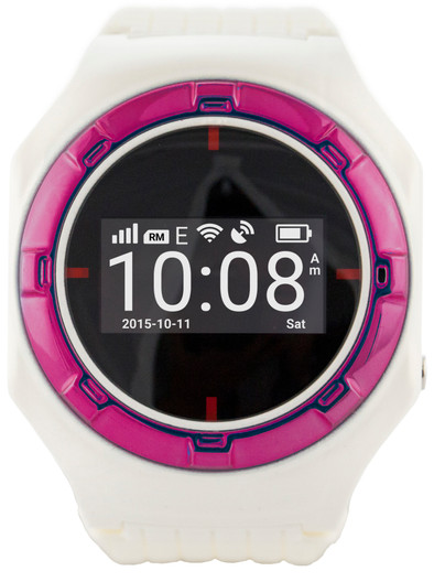 hellOO Watch Wit/Roze is nooit meer leverbaar
