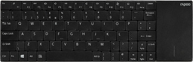 Le produit Rapoo E2710 Clavier Touchpad multimédia sans fil Noir QWERTY ne sera plus jamais disponible