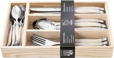 Laguiole Style de Vie Bestekset Parelmoer 24-delig is nooit meer leverbaar
