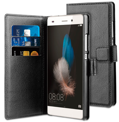 BeHello Wallet Case Huawei P8 Lite Zwart is nooit meer leverbaar