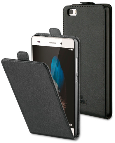 BeHello Flip Case Huawei P8 Lite Zwart is nooit meer leverbaar