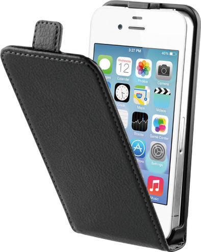 BeHello Flip Case Apple iPhone 4/4S Zwart is nooit meer leverbaar
