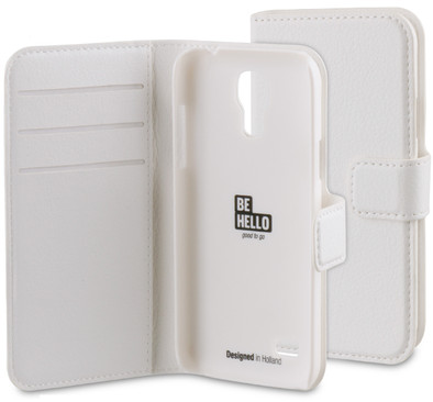 BeHello Wallet Case Samsung Galaxy S4 Mini Wit is nooit meer leverbaar
